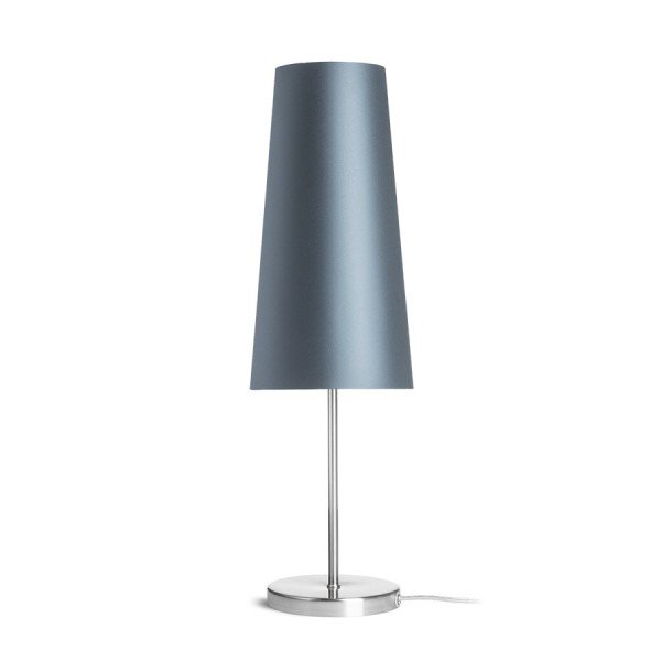 RED R14054 NYC/CONNY 15/30 stolní Monaco petrolejová/stříbrné PVC/nikl 230V E27 7W - RED - DESIGN RENDL