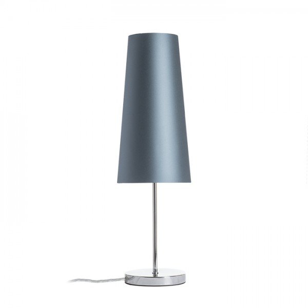 RED R14053 NYC/CONNY 15/30 stolní Monaco petrolejová/stříbrné PVC/chrom 230V E27 7W - RED - DESIGN RENDL