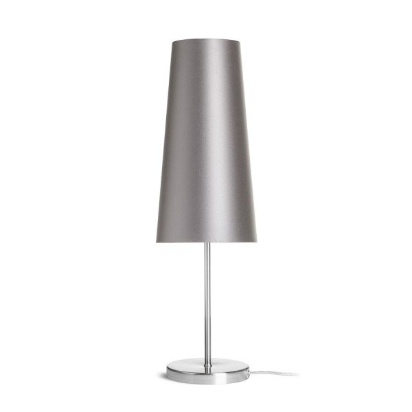 RED R14052 NYC/CONNY 15/30 stolní Monaco holubí šeď/stříbrné PVC/nikl 230V E27 7W - RED - DESIGN RENDL