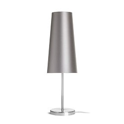 Obrázek pro produkt NYC/CONNY 15/30 stolní Monaco holubí šeď/stříbrné PVC/nikl 230V E27 7W - RED - DESIGN RENDL