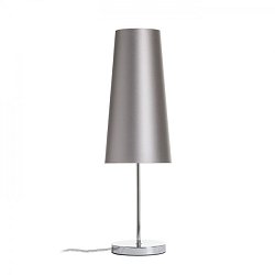 Obrázek pro produkt NYC/CONNY 15/30 stolní Monaco holubí šeď/stříbrné PVC/chrom 230V E27 7W - RED - DESIGN RENDL