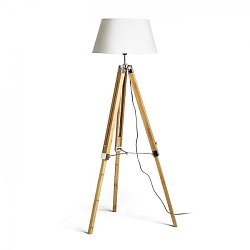 Obrázek pro produkt ALVIS/AMBITUS 46 stojanová krémově bílá bambus 230V E27 11W - RED - DESIGN RENDL