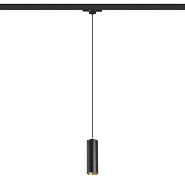 RED R13985 MAVRO pro tříokr. lištu závěsná černá/zlatá 230V LED 12W 38° 3000K - RED - DESIGN RENDL