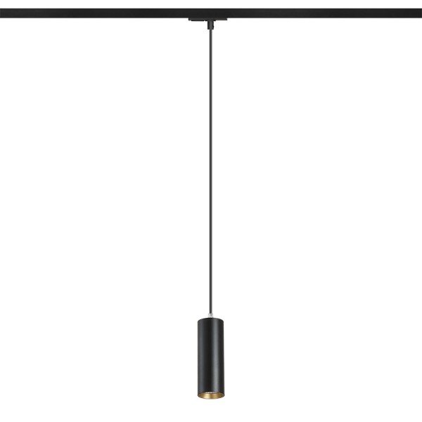 Levně RED R13982 MAVRO pro jednookr. lištu závěsná černá/zlatá 230V LED 12W 38° 3000K - RED - DESIGN RENDL