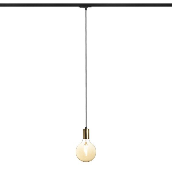 RED R13978 ARAQ pro jednookr. lištu závěsná česaná mosaz/černá 230V E27 42W - RED - DESIGN RENDL