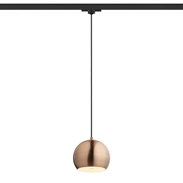 RED R13977 AGNETA pro tříokr. lištu závěsná česaná měď 230V E27 40W - RED - DESIGN RENDL