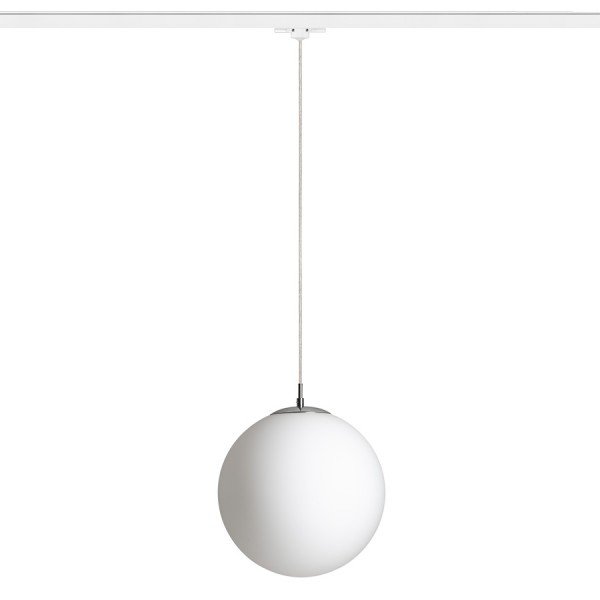 RED R13969 LUNA 30 pro tříokr. lištu opálové sklo/chrom 230V E27 15W - RED - DESIGN RENDL