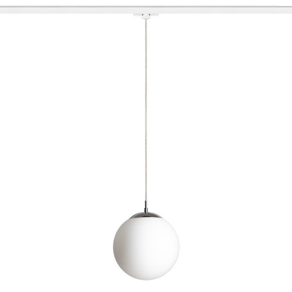 RED R13968 LUNA 25 pro tříokr. lištu opálové sklo/chrom 230V E27 15W - RED - DESIGN RENDL