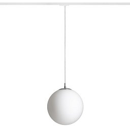 Obrázek pro produkt LUNA 30 pro jednookr. lištu opálové sklo/chrom 230V E27 15W - RED - DESIGN RENDL