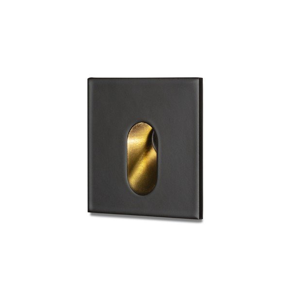 RED R13955 MEMPHIS SQ zápustná do stěny černá 230V LED 3W 60° 3000K - RED - DESIGN RENDL