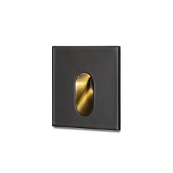 Obrázek pro produkt MEMPHIS SQ zápustná do stěny černá 230V LED 3W 60° 3000K - RED - DESIGN RENDL