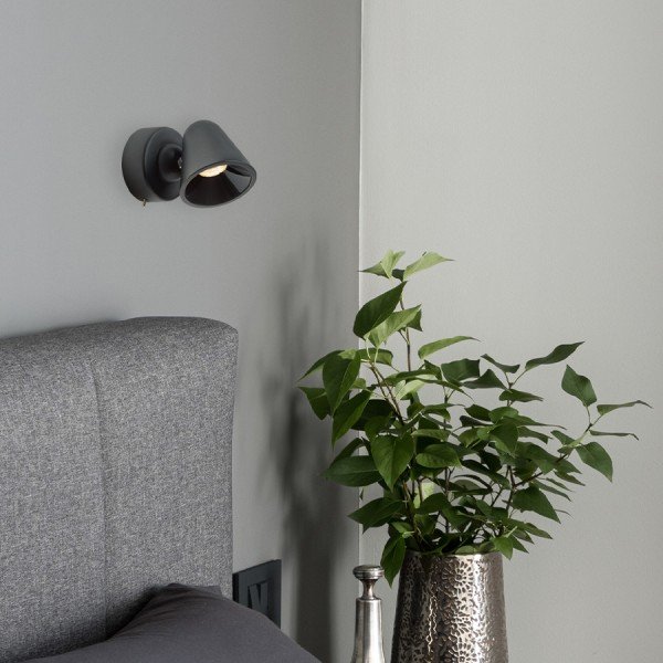 RED R13941 STIG nástěnná černá 230V LED 5.6W 34° 3000K - RED - DESIGN RENDL (obrázek 3)
