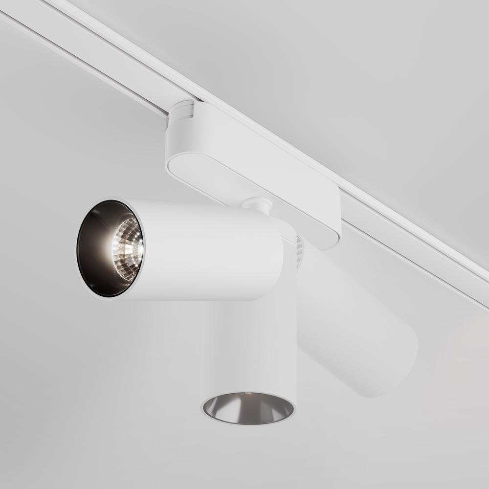 M TR103-1-12W4K-M-W Svítidlo pro kolejnicový systém Focus LED 4000K 12W studená bílá bílý hliník Radity - MAYTONI (obrázek 2)