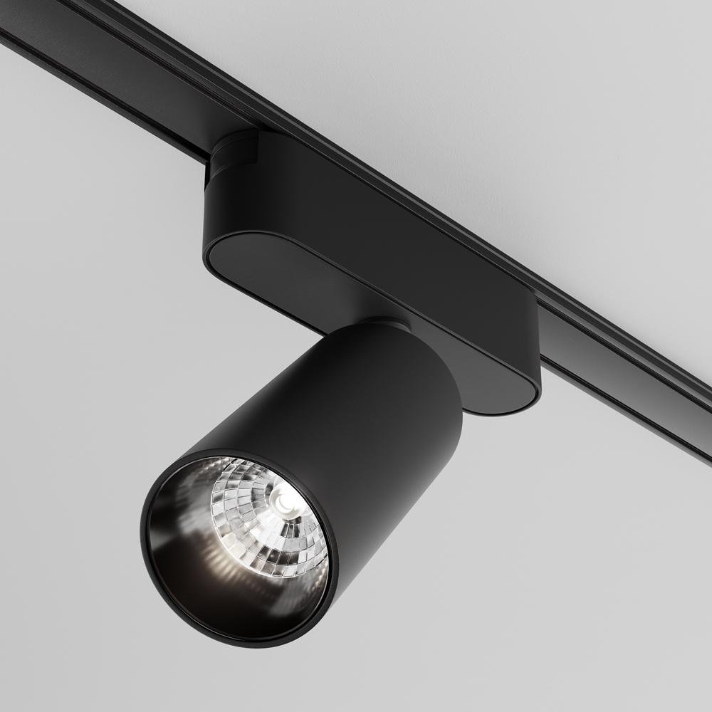M TR103-1-12W4K-M-B Svítidlo pro kolejnicový systém Focus LED 4000K 12W 1100lm černý hliník studená bílá Radity - MAYTONI