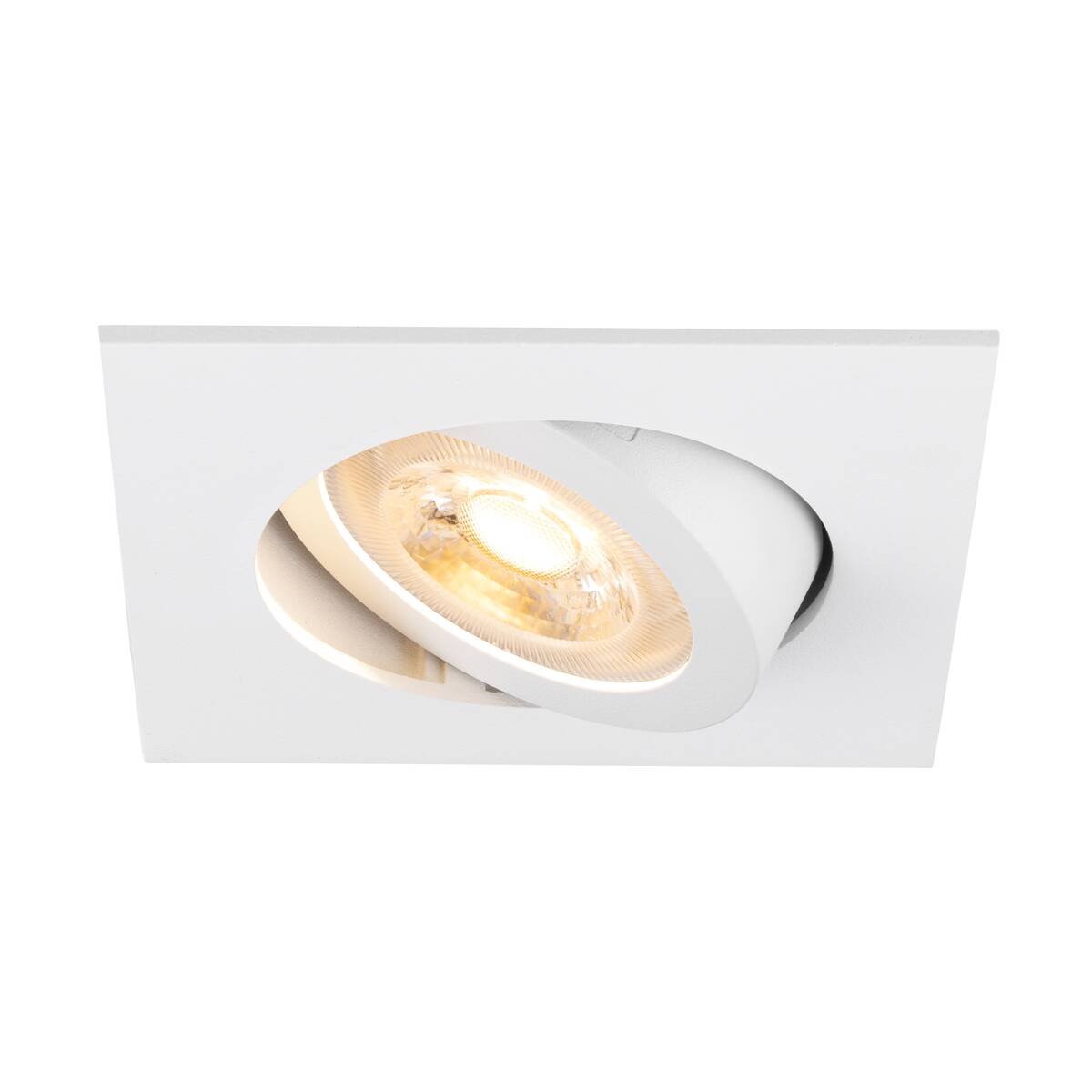 LA 1007371 NEW TRIA® 68 stropní vestavné svítidlo, čtvercové, max. 10W GU10, bílá - BIG WHITE (SLV)