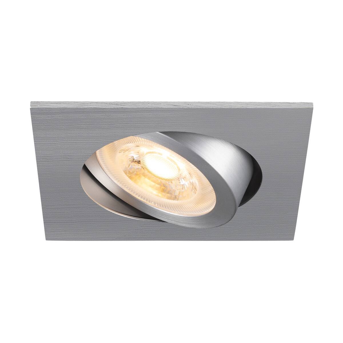 LA 1007373 NEW TRIA® 68 stropní vestavné svítidlo, čtvercové, max. 10W GU10, hliník - BIG WHITE (SLV)
