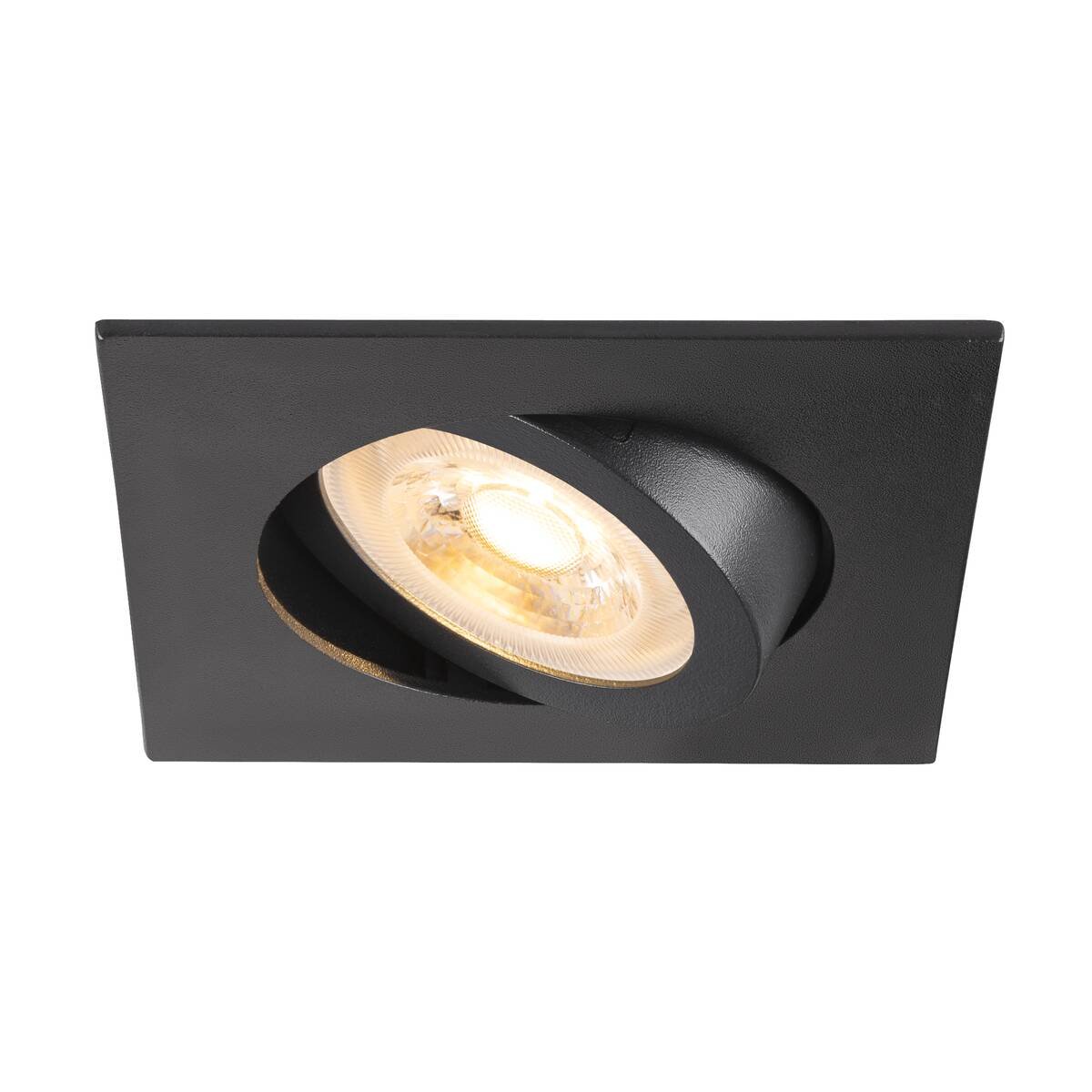 LA 1007372 NEW TRIA® 68 stropní vestavné svítidlo, čtvercové, max. 10W GU10, černá - BIG WHITE (SLV)