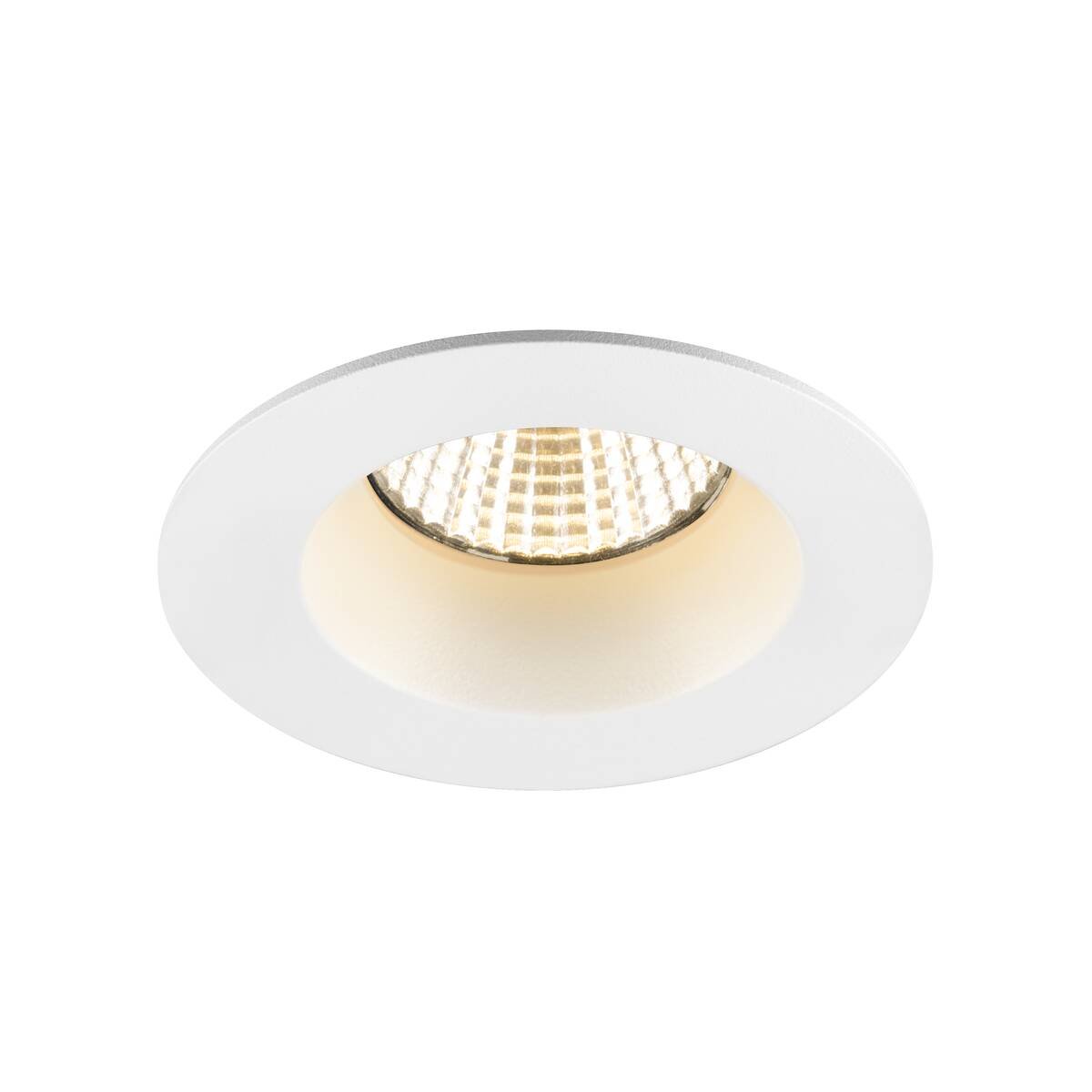 LA 1007407 NEW TRIA® 68 stropní vestavné svítidlo, 3000K, 38°, IP 20 / IP 65, kulaté, bílá - BIG WHITE (SLV)