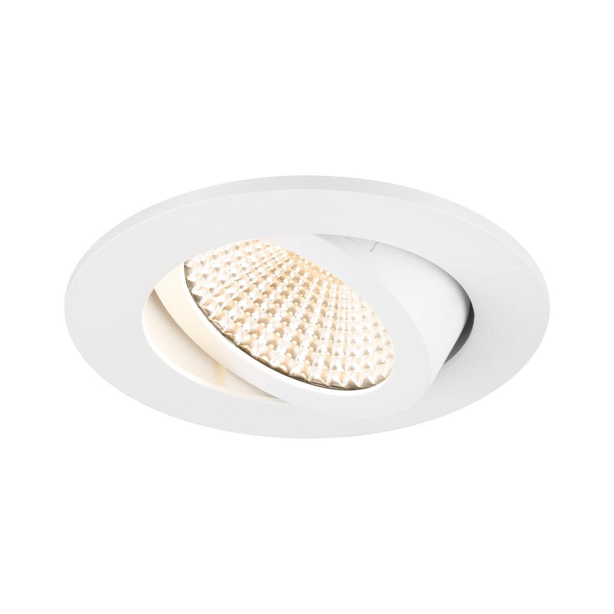 LA 1007387 NEW TRIA® 68 stropní vestavné svítidlo, 2700K, 60°, IP 20, kulaté, bílá - BIG WHITE (SLV)