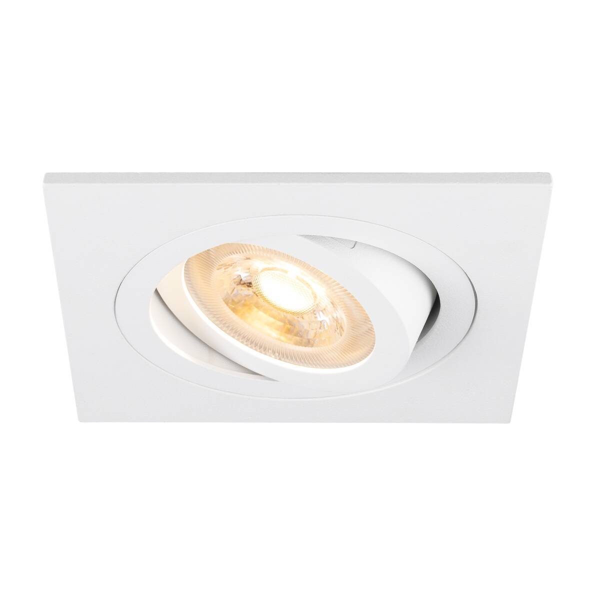 LA 1007377 NEW TRIA® 75 stropní vestavné svítidlo, čtvercové, max. 10W GU10, bílá - BIG WHITE (SLV)