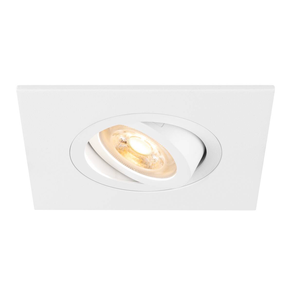 LA 1007627 NEW TRIA® 75 XL stropní vestavné svítidlo, čtvercové, max. 10W, GU10, bílá - BIG WHITE (SLV)