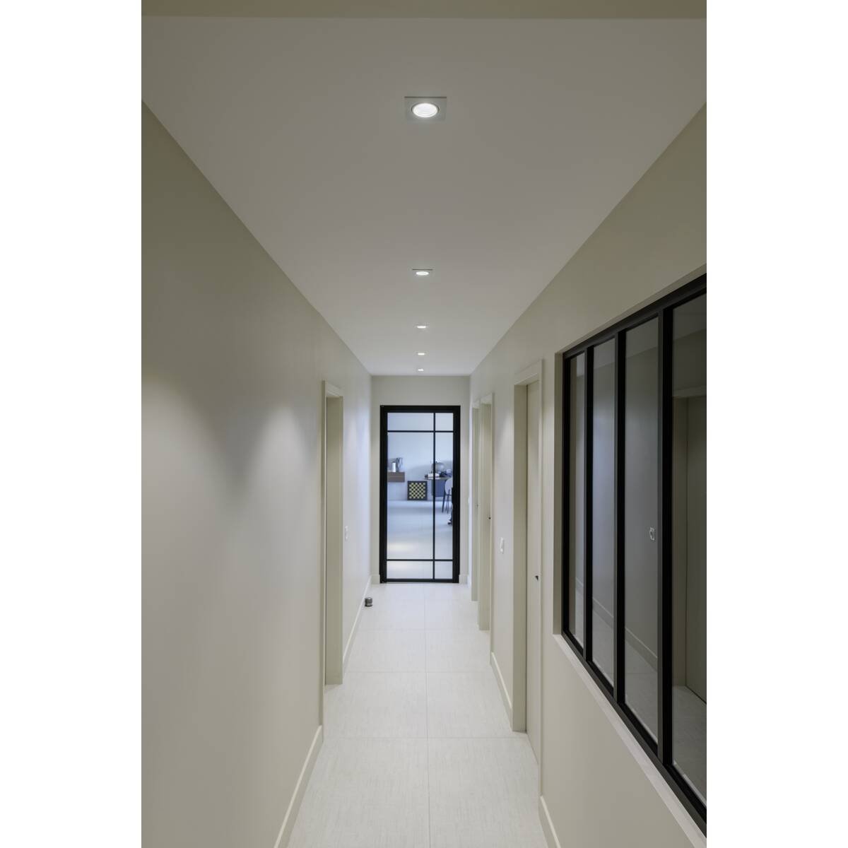 LA 1007437 NEW TRIA® UNIVERSAL 68 stropní vestavné svítidlo, 2500/3000/4000K, 38°, IP 20, čtvercové, bílá - BIG WHITE (SLV) (obrázek 8)