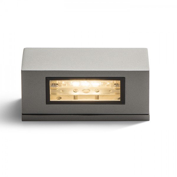 RED R10438 WOOP nástěnná stříbrnošedá 230V R7s 60W IP54 - RED - DESIGN RENDL (obrázek 2)