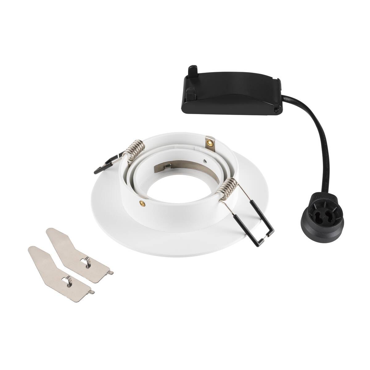 LA 1007624 NEW TRIA® 75 XL stropní vestavné svítidlo, kulaté, max. 10W, GU10, bílá - BIG WHITE (SLV) (obrázek 3)