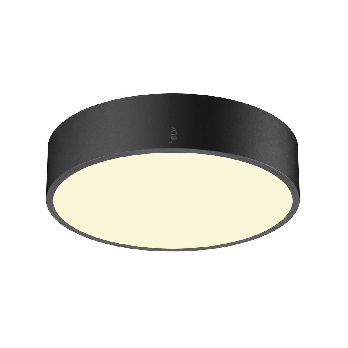LA 1007316 MEDO® 30 nástěnné a stropní nástavbové svítidlo, kulaté, 2700/3000/4000K, 12W, fáze, 110°, černá - BIG WHITE (SLV)