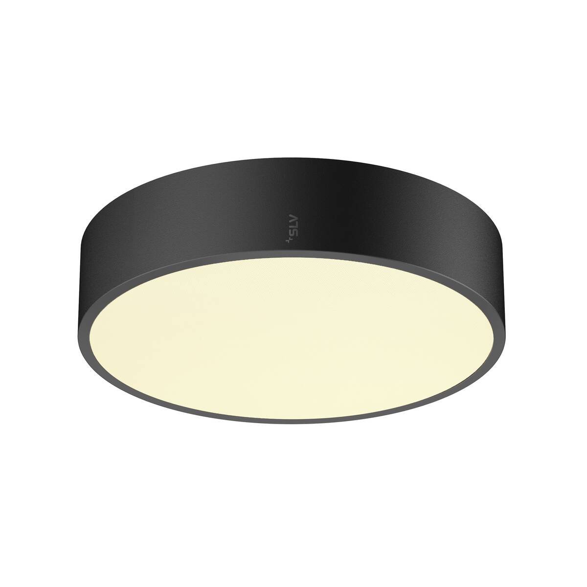 LA 1007288 MEDO® PRO 30 nástěnné a stropní nástavbové svítidlo, kulaté, 3000/4000K, 10W, fáze, 70°, UGR<19, černá - BIG WHITE (SLV)