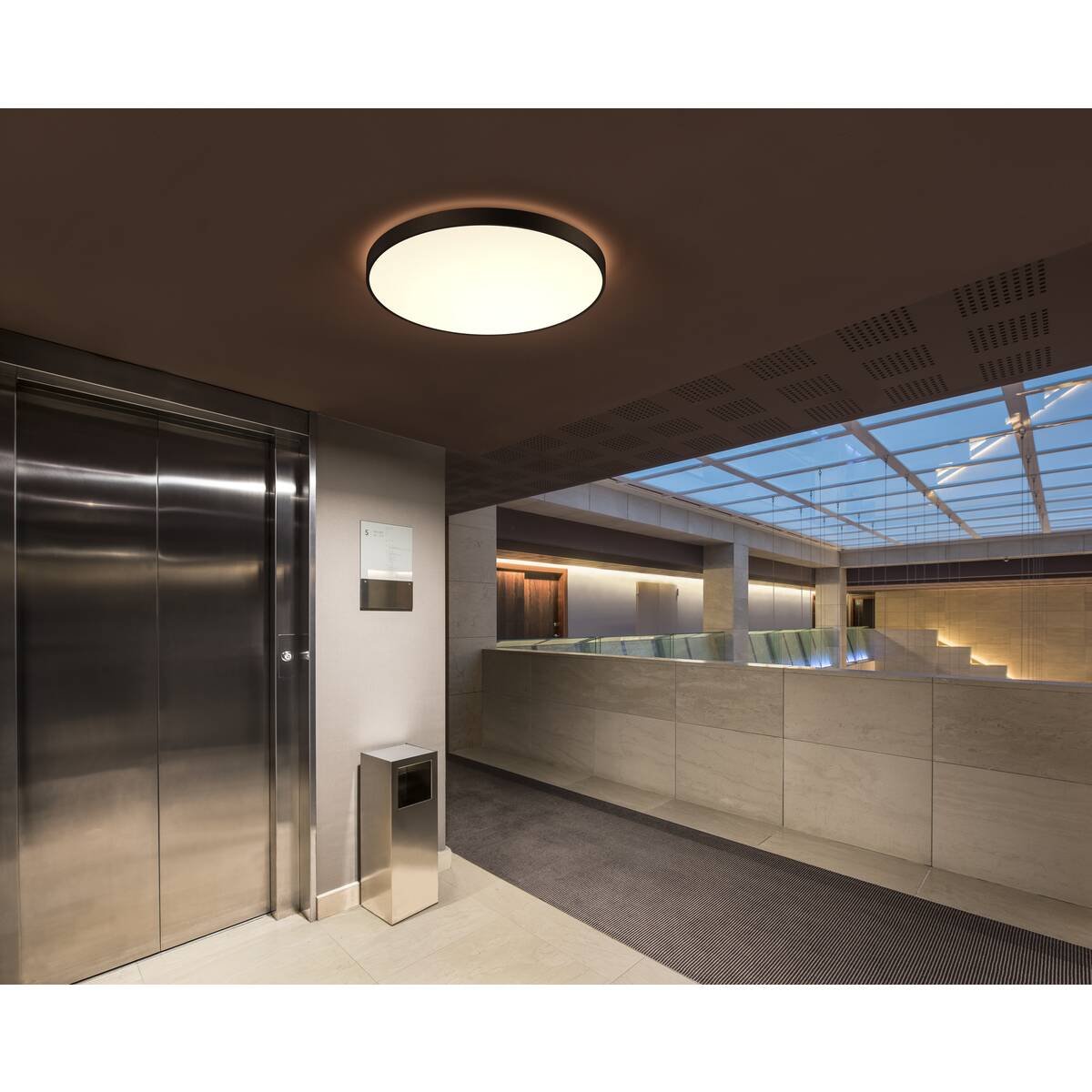 LA 1007310 MEDO® PRO 90 stropní nástavbové svítidlo, kulaté, 3000/4000K, 75W, DALI, Touch, 110°, černá - BIG WHITE (SLV) (obrázek 12)