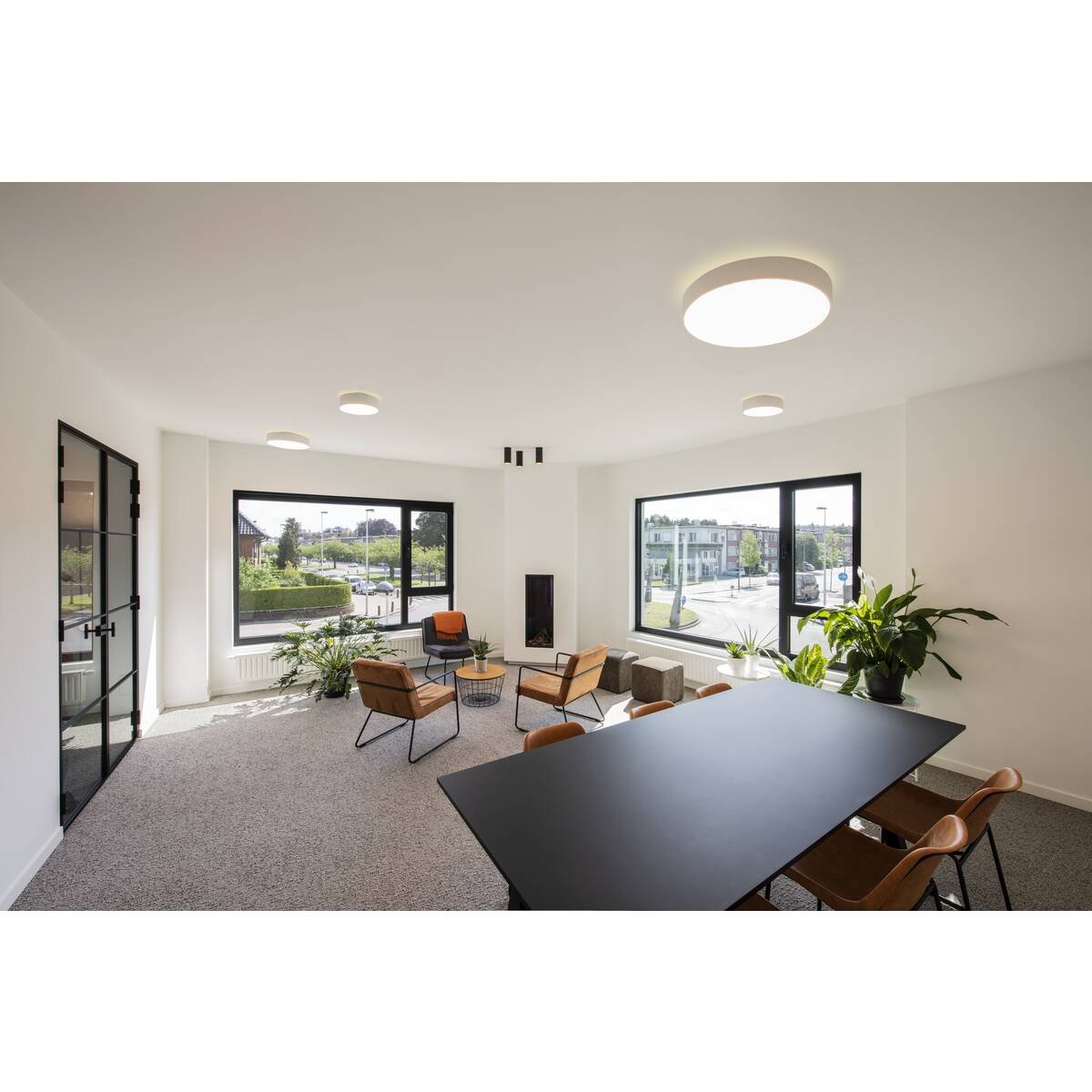 LA 1007297 MEDO® PRO 40 nástěnné a stropní nástavbové svítidlo, kulaté, 3000/4000K, 19W, fáze, 80°, UGR<19, bílá - BIG WHITE (SLV) (obrázek 11)