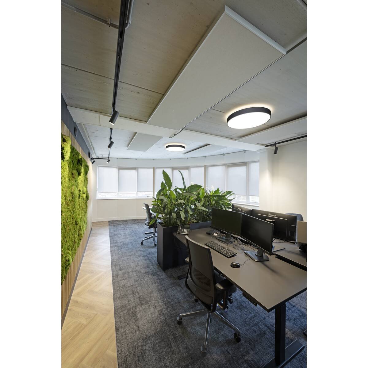 LA 1007302 MEDO® PRO 60 nástěnné a stropní nástavbové svítidlo, kulaté, 3000/4000K, 39W, DALI, Touch, 110°, černá - BIG WHITE (SLV) (obrázek 12)