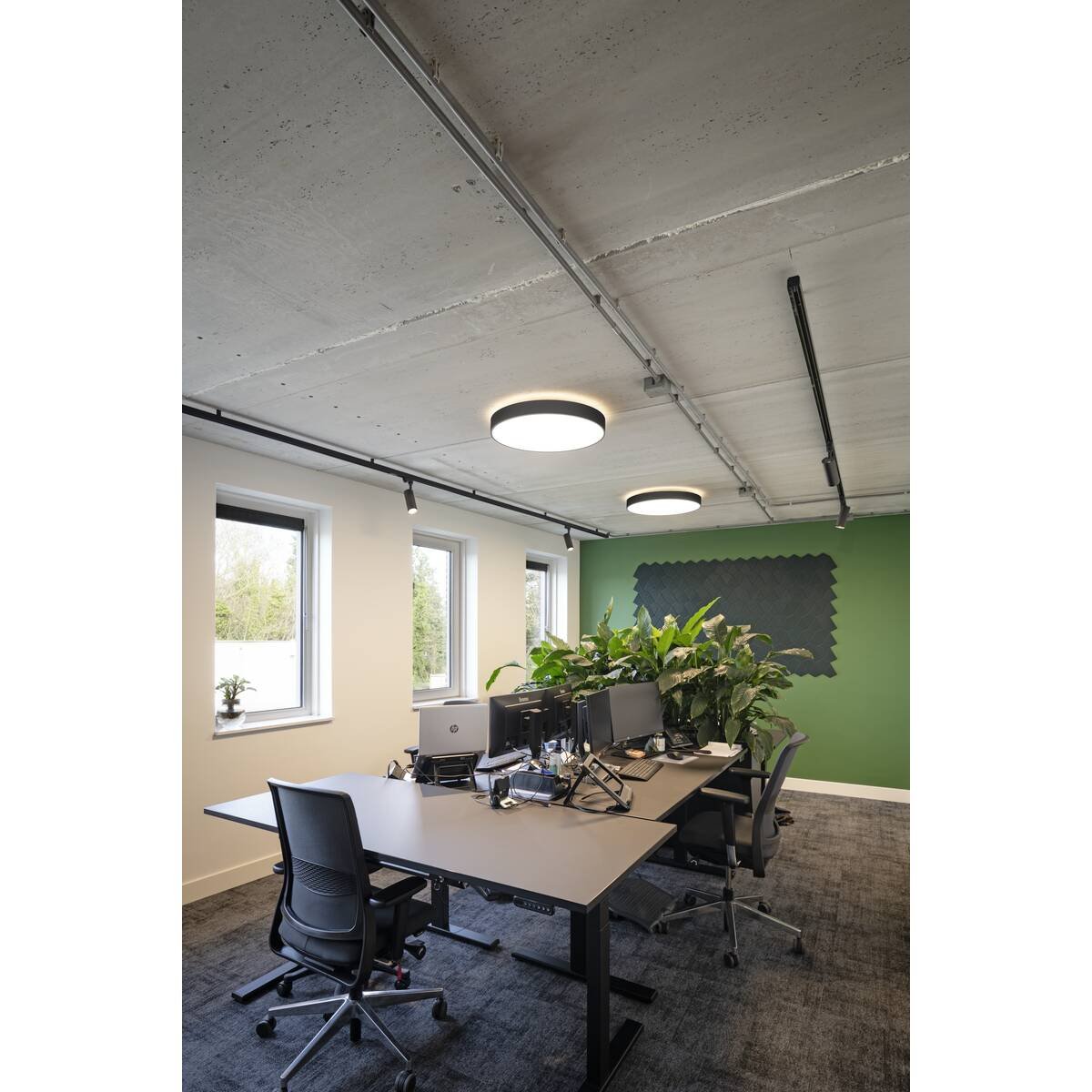 LA 1007302 MEDO® PRO 60 nástěnné a stropní nástavbové svítidlo, kulaté, 3000/4000K, 39W, DALI, Touch, 110°, černá - BIG WHITE (SLV) (obrázek 13)