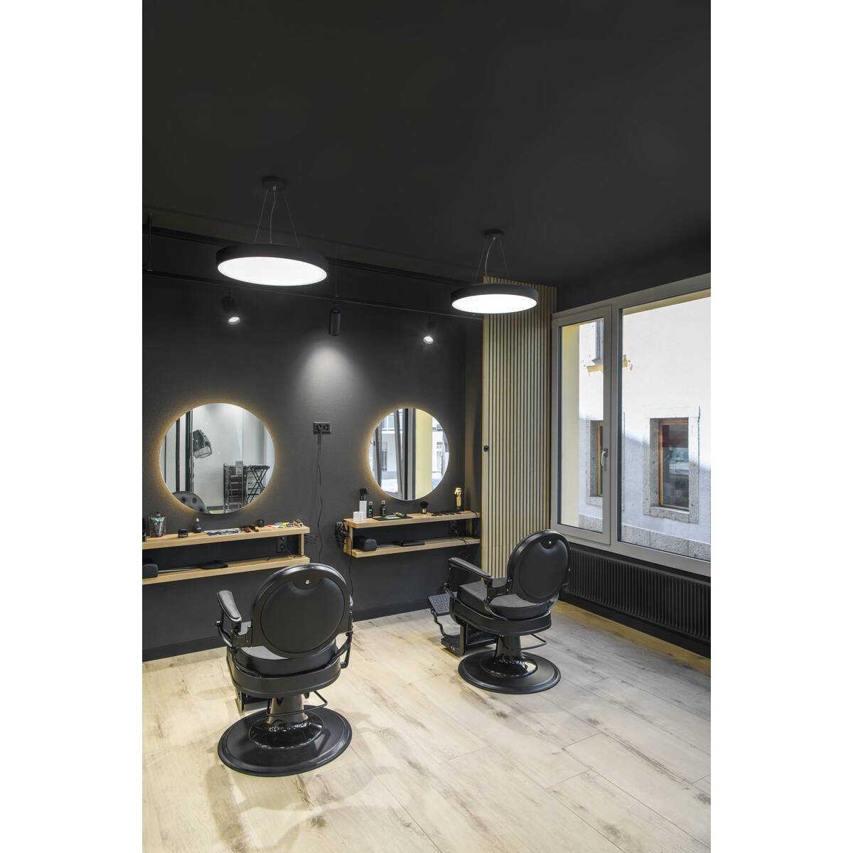 LA 1007300 MEDO® PRO 60 nástěnné a stropní svítidlo 3000/4000K 39W DALI Touch 80°  UGR<19 černá - BIG WHITE (SLV) (obrázek 14)