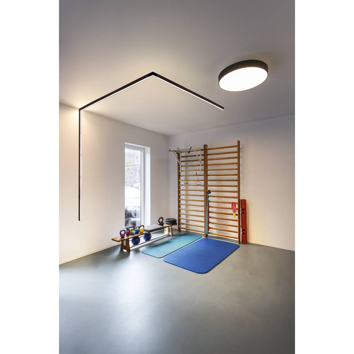 LA 1007300 MEDO® PRO 60 nástěnné a stropní svítidlo 3000/4000K 39W DALI Touch 80°  UGR<19 černá - BIG WHITE (SLV) (obrázek 19)