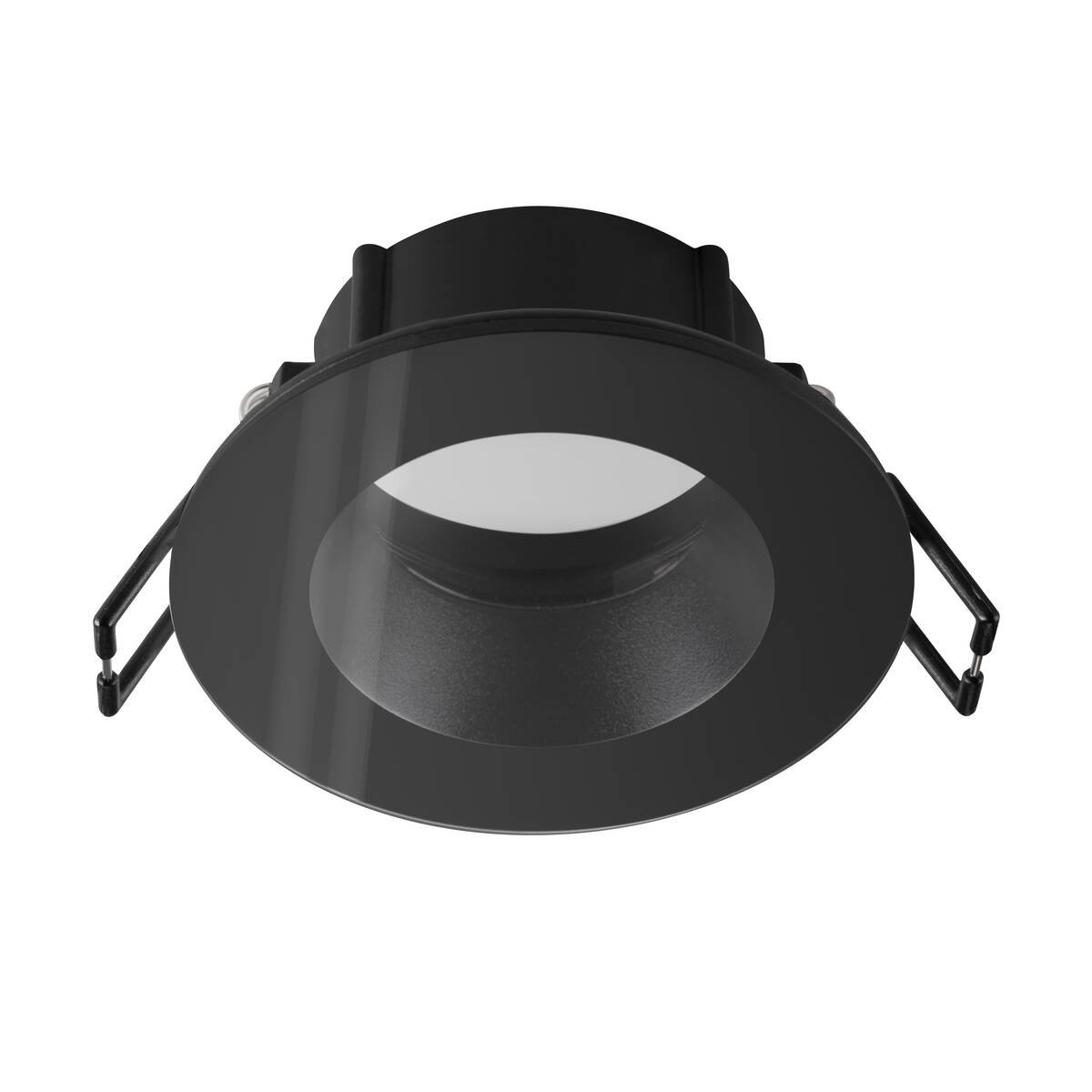 LA 1007336 NEW TRIA® 68 kroužek pro vestavbu do stropu, D: 8,3 H: 3,55 cm, IP 65, vč. skla, černá - BIG WHITE (SLV)