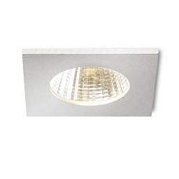Obrázek pro produkt ICCO čtvercová zápustná stříbrnošedá  230V/650mA LED 7W 3000K - RED - DESIGN RENDL