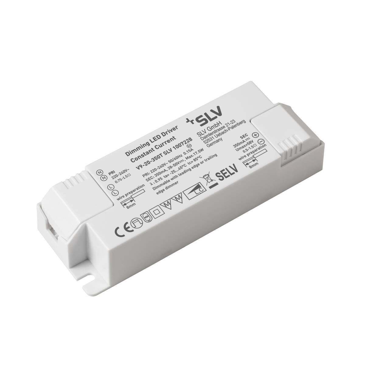 LA 1007228 LED driver 20 W 350 mA stmívatelný - BIG WHITE (SLV)