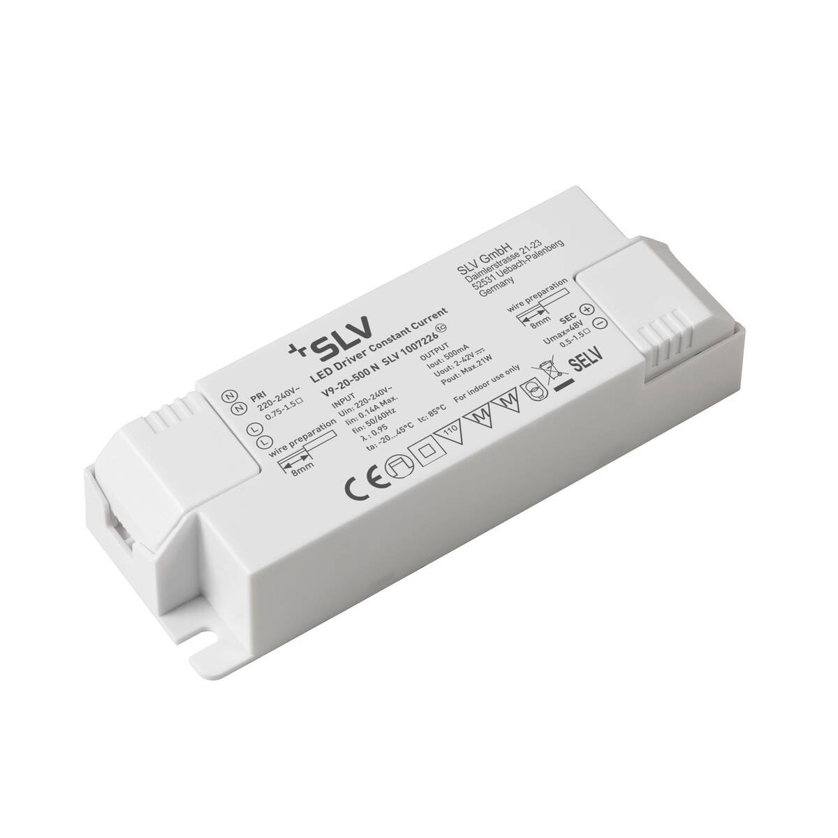 LA 1007226 LED driver 21 W 500 mA - BIG WHITE (SLV)