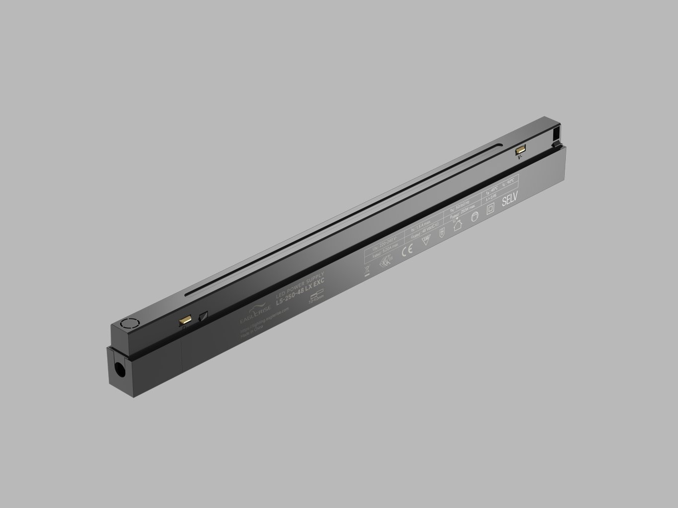 LED2 6094503 NEOBJEDNÁVAT!!!! (NÁHRADA LED2 6092803) LED2 MAG DRIVER II 250W, B černá - LED2 Lighting