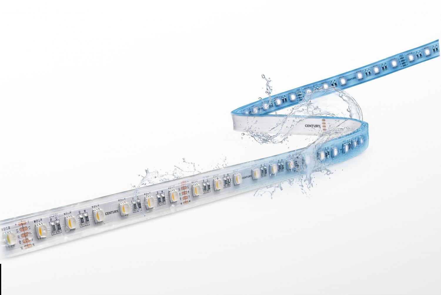 CEN ACRGBW-956030 LED pásek ACCENTO 9,5W/m STRIP RGBW 3000K 5m IP65 24V DC - CENTURY