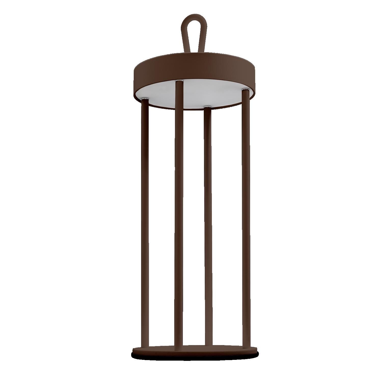 CEN ATHECO-033030 LED venkovní stolní lampa ATHENA nabíjecí USB 3000K IP54 hnědá - CENTURY
