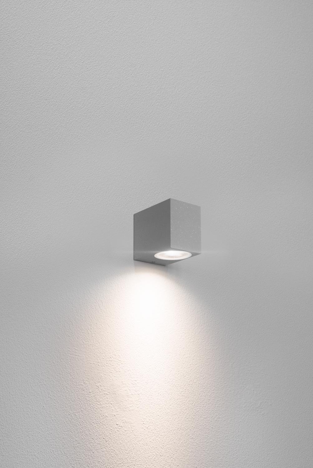 CEN AXO-1GU10SG Venkovní nástěnné svítidlo AXO GU10 SQUARE šedá - CENTURY