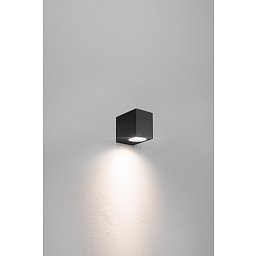 Venkovní nástěnné svítidlo AXO GU10 SQUARE černá - CENTURY Obrázek pro produkt Venkovní nástěnné svítidlo AXO GU10 SQUARE černá - CENTURY