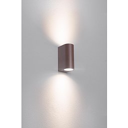 Venkovní nástěnné svítidlo AXO 2XGU10 corten - CENTURY Obrázek pro produkt Venkovní nástěnné svítidlo AXO 2XGU10 corten - CENTURY