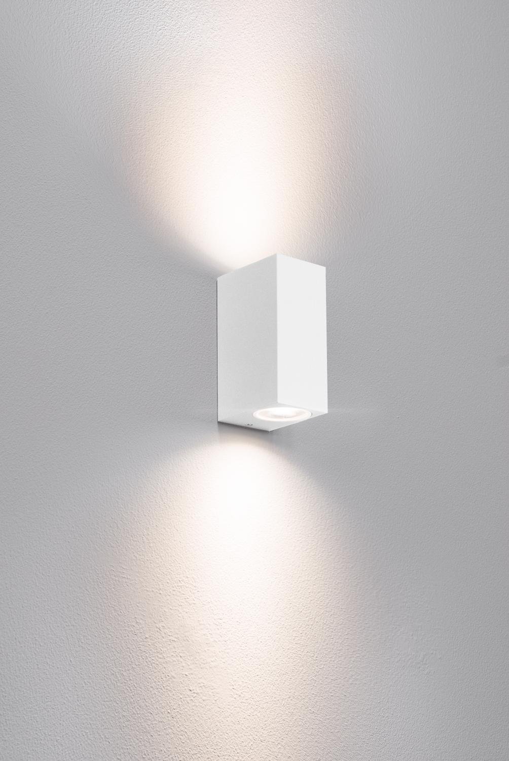 CEN AXO-2GU10SB Venkovní nástěnné svítidlo AXO 2XGU10 SQUARE bílá - CENTURY