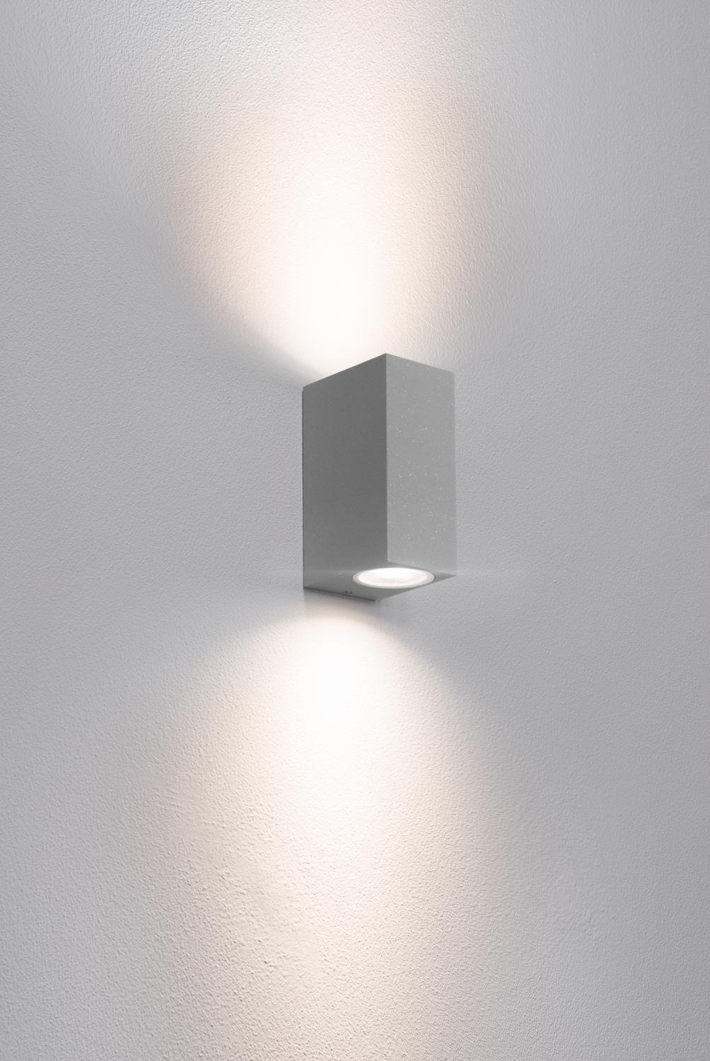 CEN AXO-2GU10SG Venkovní nástěnné svítidlo AXO 2XGU10 SQUARE šedá - CENTURY