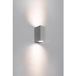 Venkovní nástěnné svítidlo AXO 2XGU10 SQUARE šedá - CENTURY Obrázek pro produkt Venkovní nástěnné svítidlo AXO 2XGU10 SQUARE šedá - CENTURY