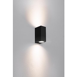 Venkovní nástěnné svítidlo AXO 2XGU10 SQUARE černá - CENTURY Obrázek pro produkt Venkovní nástěnné svítidlo AXO 2XGU10 SQUARE černá - CENTURY